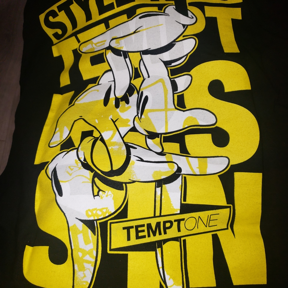 Black and Yellow Graphic Tee